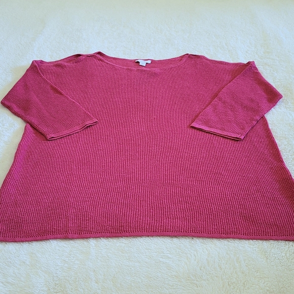 J•Jill Textured Open Shoulder Sweater - Picture 12 of 15